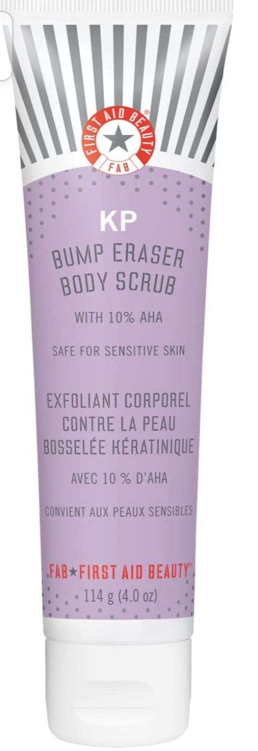 First Aid Beauty KP Bump Eraser Body Scrub Exfoliant for Keratosis