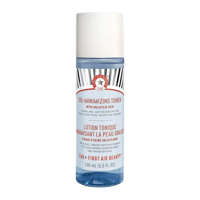 First Aid Beauty OilMinimizing Toner with Salicylic Acid helps to