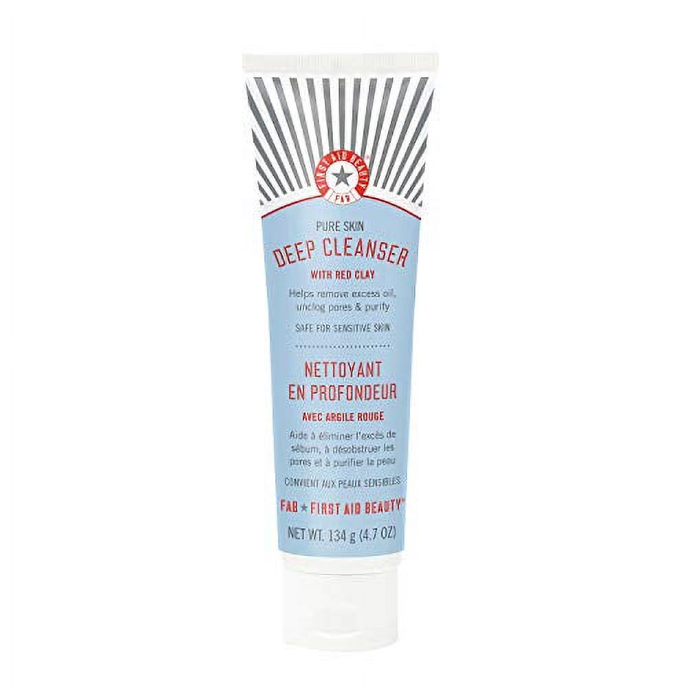 First Aid Beauty Pure Skin Deep Cleanser with Red Clay Face W