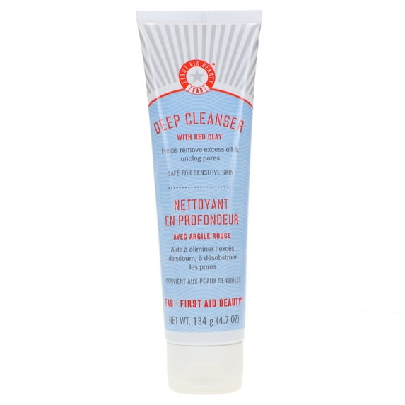 First Aid Beauty Pure Skin Deep Cleanser with Red Clay 4.7 oz