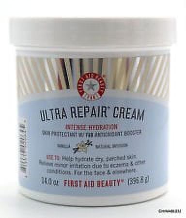 First Aid Beauty Ultra Repair Cream Intense Hydration, Vanilla, 14 Oz