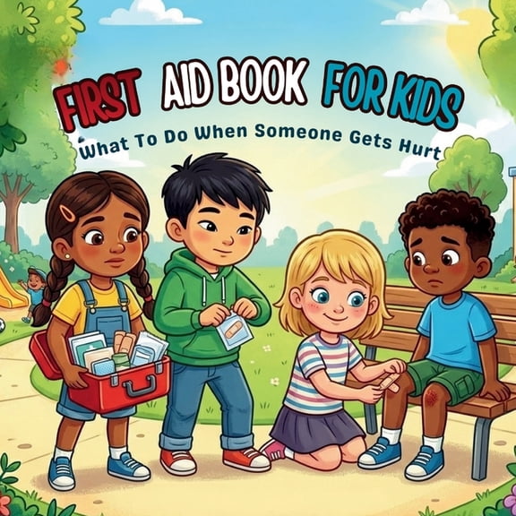 First Aid Book for Kids: What To Do When Someone Gets Hurt, (Paperback)