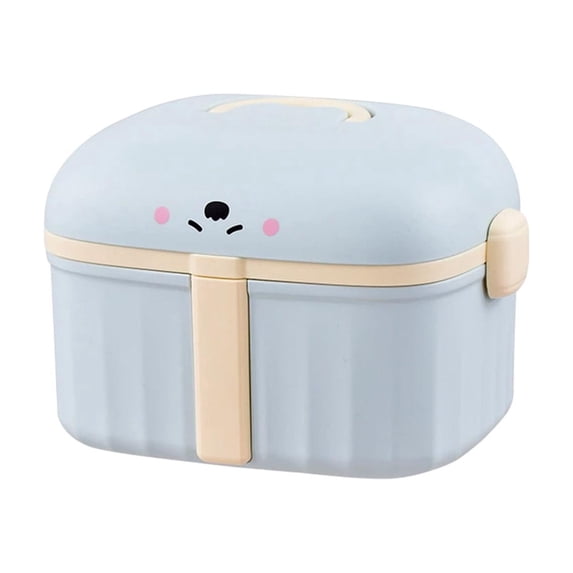 First Aid Box Heavy Duty Plastic Storage Bin, Multipurpose Organizer for Home, Kids Snacks and Toys