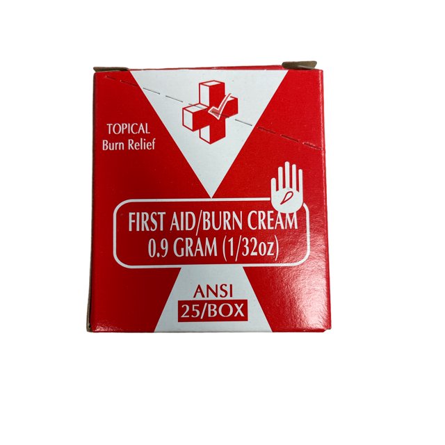 First Aid/Burn Cream 0.9 Gram (1/32 oz.) packets 25/box