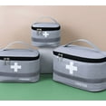 thumbnail image 1 of First Aid Carry Kit Bag - Case Box Pouch - Medical Emergency Survival Empty NEW-Gray-Small, 1 of 5