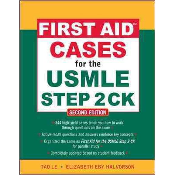 Pre-Owned First Aid Cases for the USMLE Step 2 CK, Second Edition (A & L REVIEW) Paperback