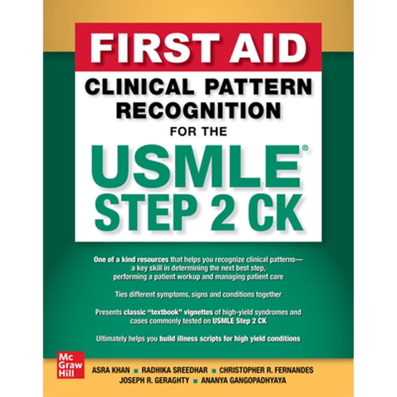 Pre-Owned First Aid Clinical Pattern Recognition for the USMLE Step 2 Ck (Paperback) 1264285965 9781264285969