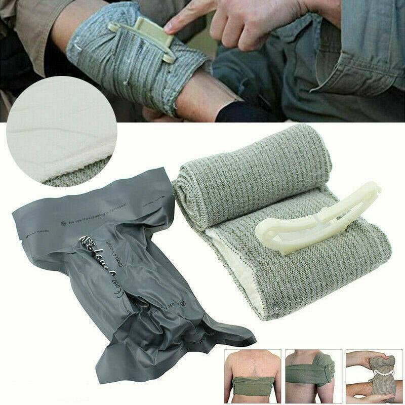 First Aid Compression Bandage 4" Israeli Trauma Bandage Emergency Dressing