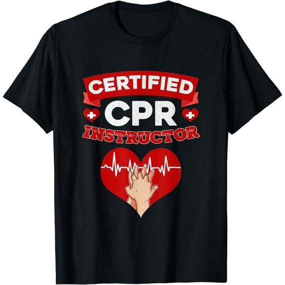 First Aid Design Certified CPR Instructor T-Shirt