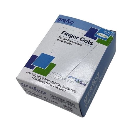 First Aid Finger Cots Protective Cots Extra Large Quantity (144/Box) Rubber Gloves 10 Boxes