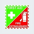 thumbnail image 1 of First Aid Fire Extinguisher Inside Sticker Decal Self Adhesive Emergency Safety kit 10.00" Wide, 1 of 2