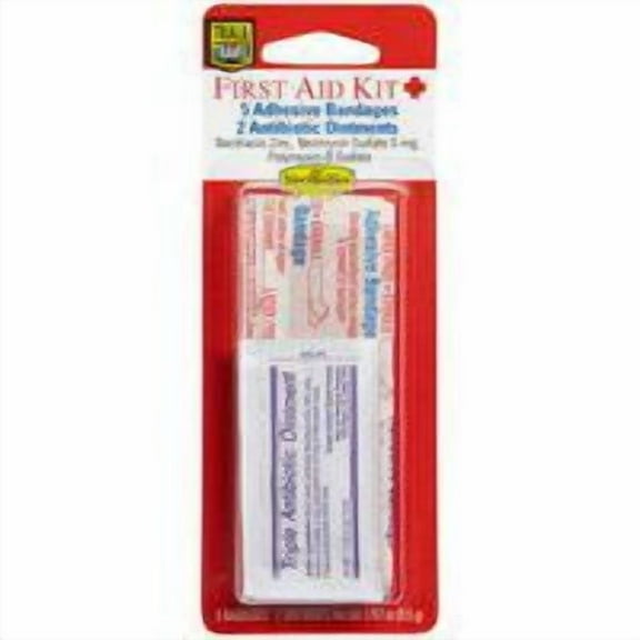 First Aid Kit, Compact Emergency Medical Supplies, Trial Size (Pack of 1)
