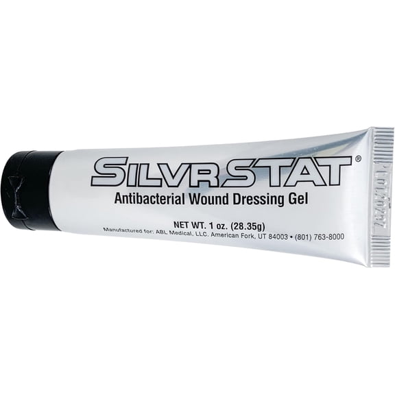 First Aid Kit Gel 32 PPM Silver Healing Wound Dressing Gel SilverSol AgO Particles 1 oz