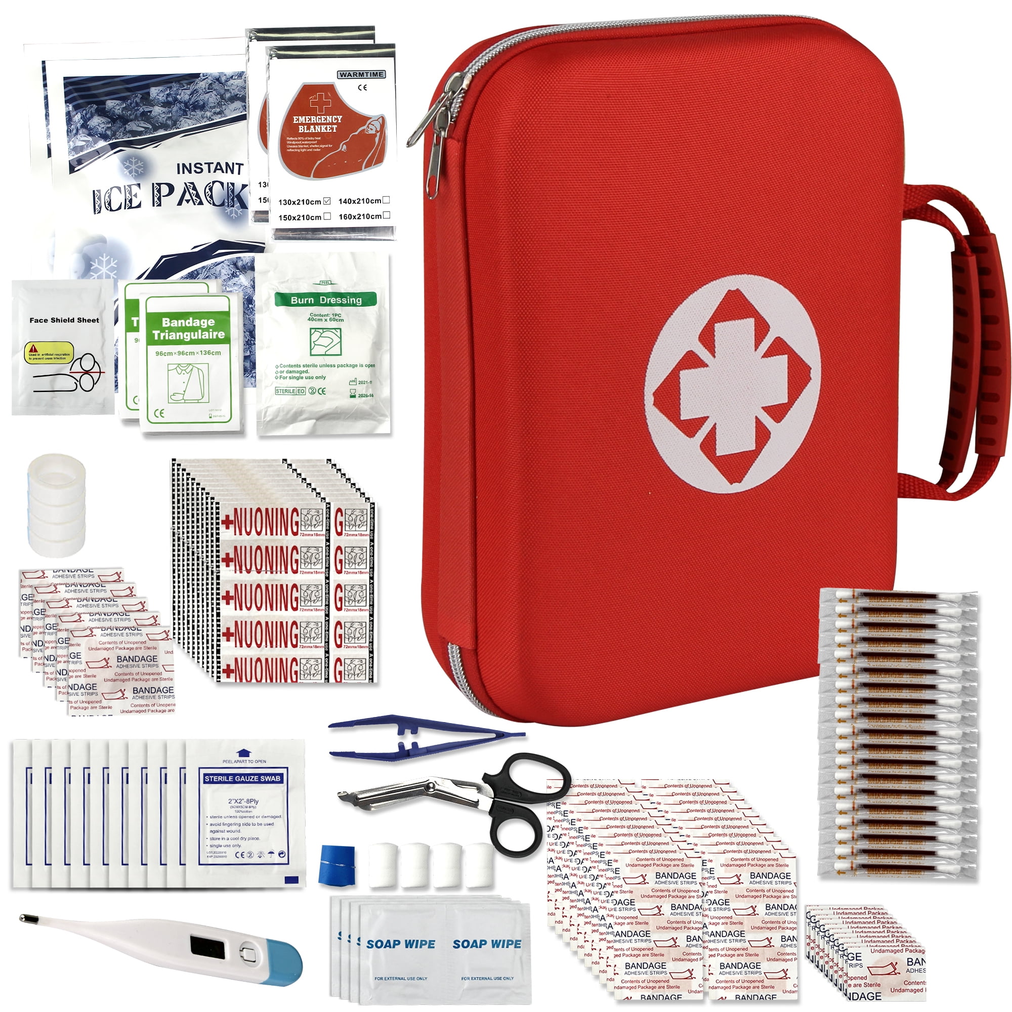 First Aid Kit Home Car Camping Hiking Emergency Supplies 300 Piece