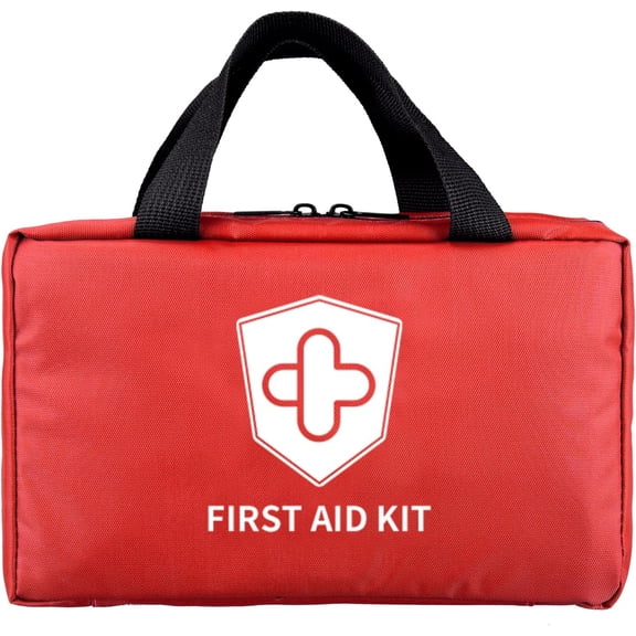 First Aid Kit with Hospital Grade Medical Supplies, 220pcs Emergency Trauma Kit, Gift for Dad Husband Great Home, Outdoors, Office, Car, Travel, Camping, Hiking, Boating