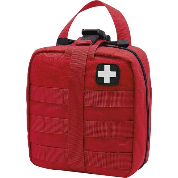 First Aid Kit Med Medical - Kit Rip-Off 180 pcs Water-Resistant Emergency Kit for Camping Hiking Home Outdoor Truck Vehicle Car Fishing Travel Biking