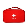 thumbnail image 1 of First Aid Kit, Portable Emergency Prevention Kit, High-Density Ripstop Fabric with Multiple Pockets for Home Outdoor Student Use, Red, 1 of 6