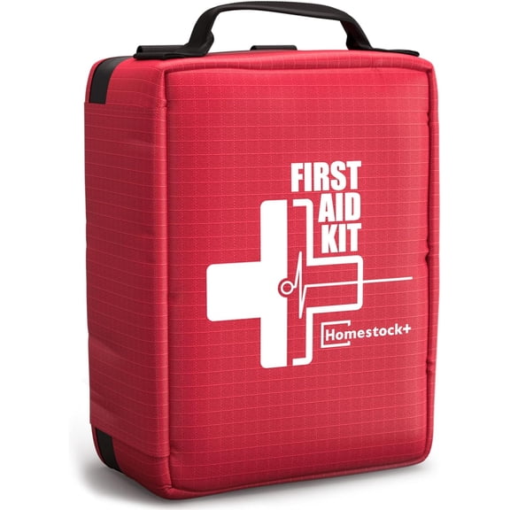 First Aid Kit, Professional Trauma Kit with Labelled Compartments Molle System for Car, Hiking, Backpacking, Camping, Traveling, and Cycling