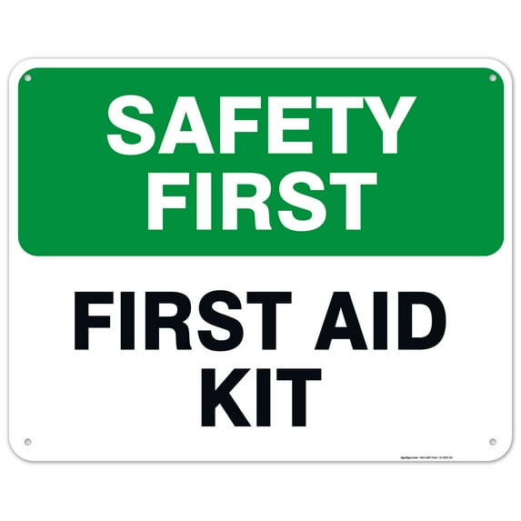 First Aid Kit Sign,