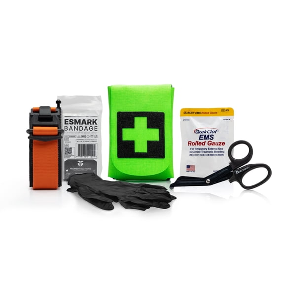 TacMed Solutions Arborist First Aid Kit, High Visibility Pouch, Belt and Harness Compatible