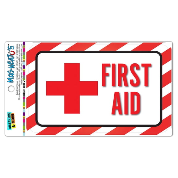 First Aid MAG-NEATO'S(TM) Automotive Car Refrigerator Locker Vinyl Magnet