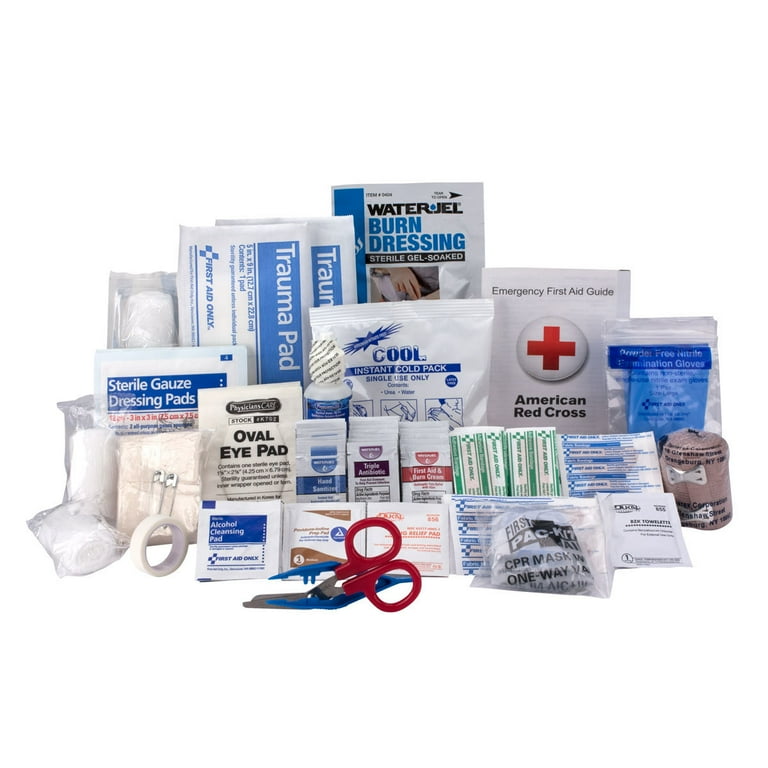 First Aid Guide w/Supplies, 9 Pieces First Aid Guide w/Supplies, 9 Pieces