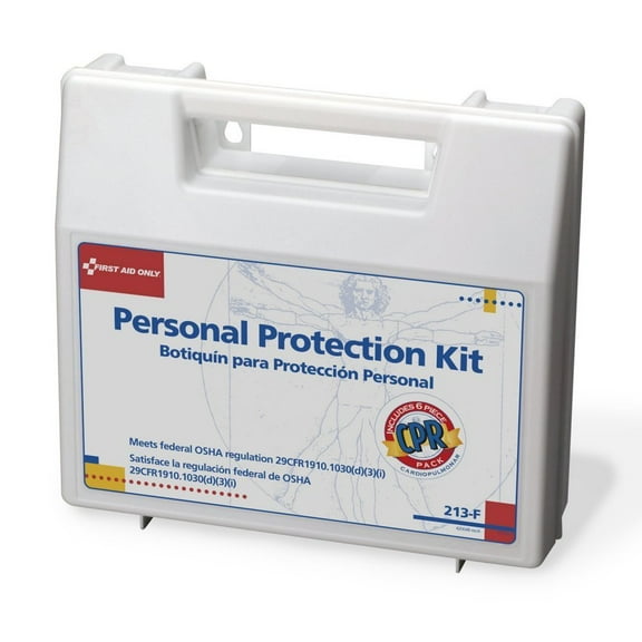 Personal Protection Kit, Plastic 14 Components, 1 People Served