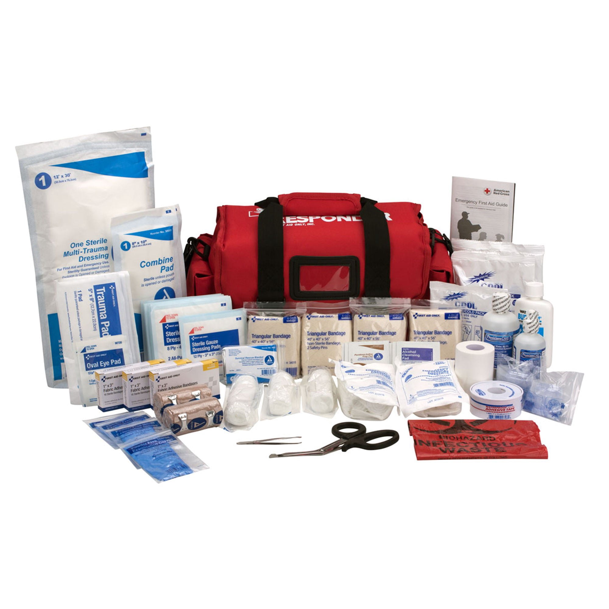 First Aid Only 24 Person Cordura DayCare Travel Ready Medical Personal ...