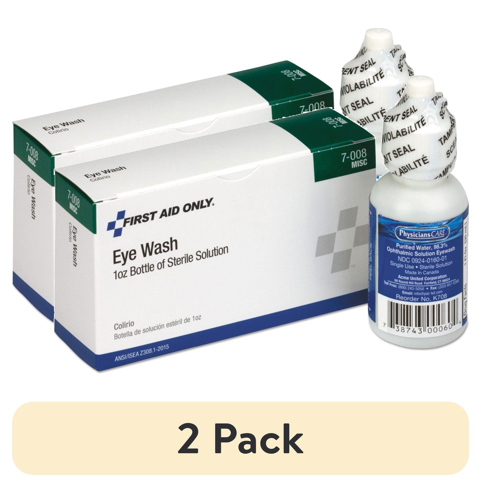 24 Unit ANSI Class A+ Refill, Eyewash, 1 oz 24 Unit ANSI Class A+ Refill, Eyewash, 1 oz