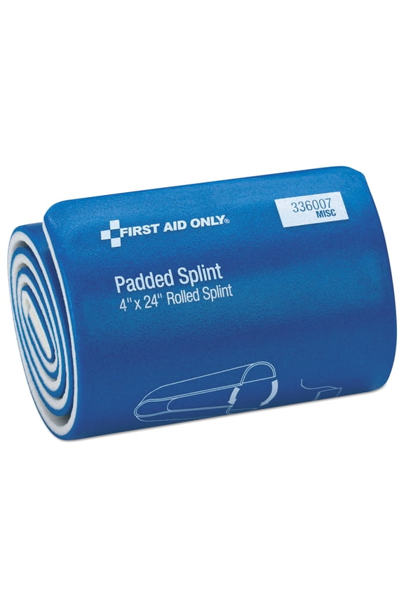 Padded Splint 4" x 24" Blue/White 336007