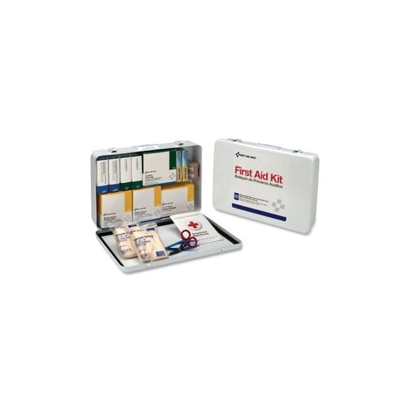 50 Person Industrial First Aid Kits, Weatherproof Steel Case