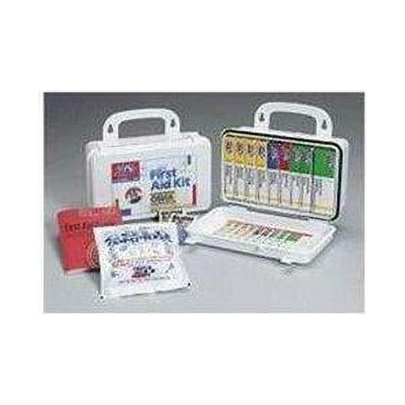 First Aid Only ANSI-Compliant First Aid Kit, 64 Pieces, Plastic Case -FAO238AN