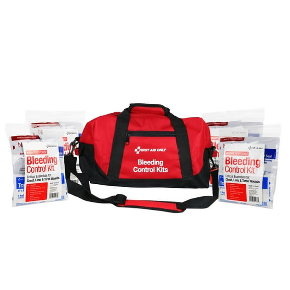 First Aid Only Bleeding Control Multiple Victim Bag