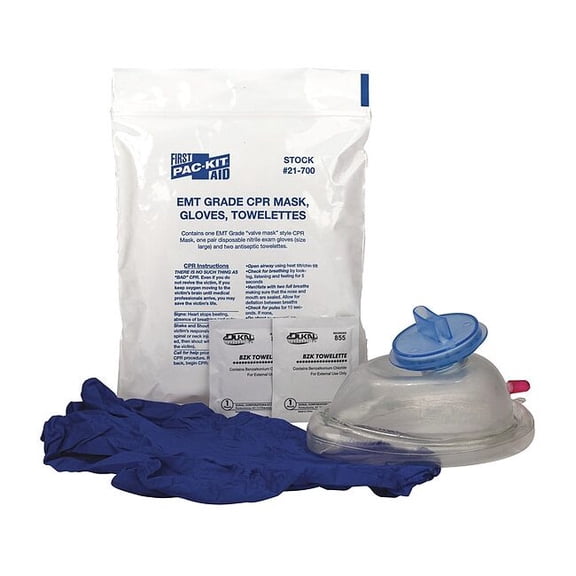First Aid Only CPR Faceshield,Disposable 21-700