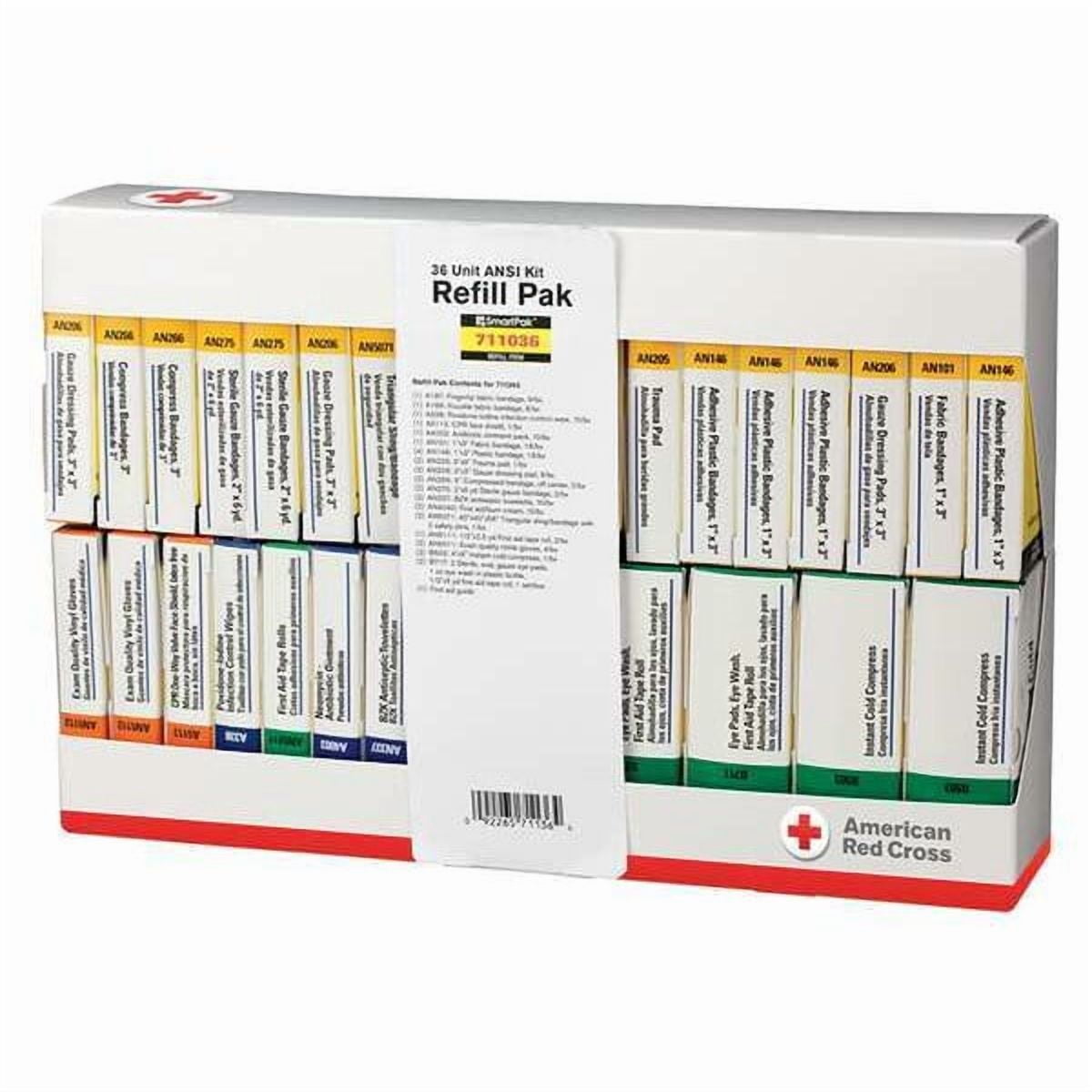 First Aid Only Complete Refill/Kit,214pcs,OSHA Comp 711036