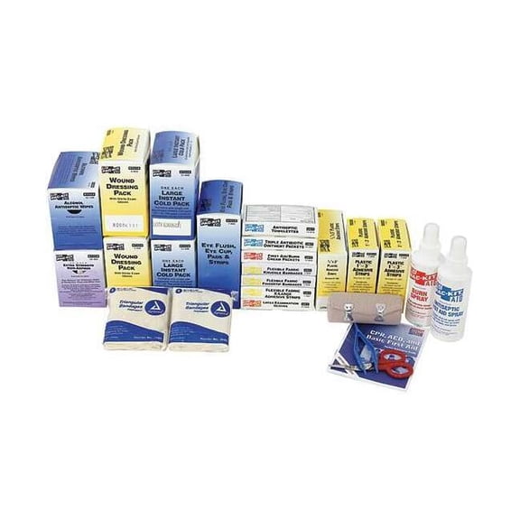 First Aid Only Complete Refill/Kit,446pcs,OSHA Comp 6135R