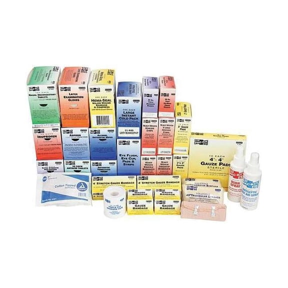 First Aid Only Complete Refill/Kit,911pcs,OSHA Comp 6175R