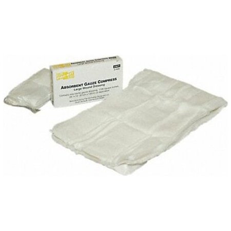 First Aid Only Compress,White,72"L,24"W 3-005