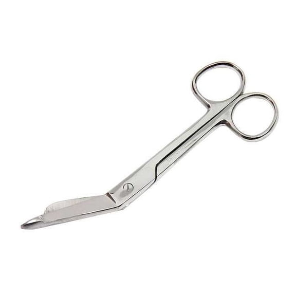 First Aid Only Scissors, 5-1/2 In. L, Silver, Pointed 21-310