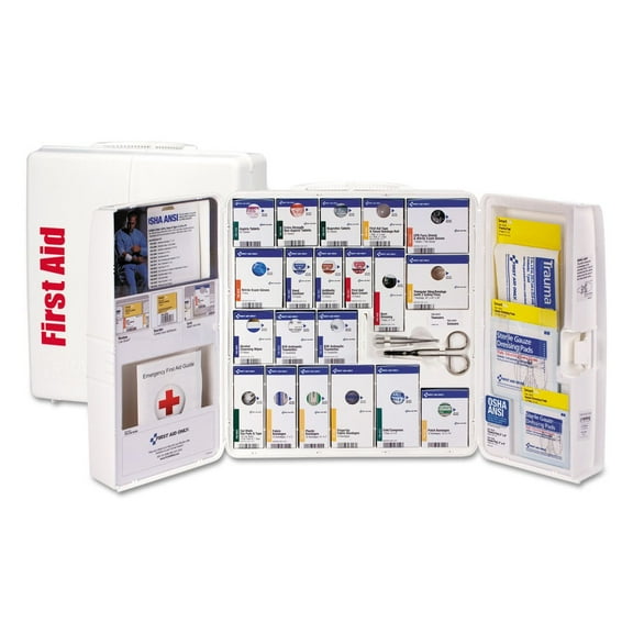 First Aid Only FAO90608021 ANSI 2015 SmartCompliance Class A+ General Business First Aid Station for 50 People (1-Kit)