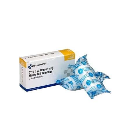 First Aid Only, FAOB204, Non-sterile Conforming Gauze, 1 Each, White
