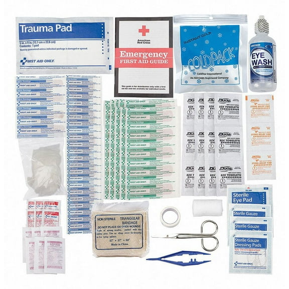 First Aid Only First Aid Kit Refill,Bulk,106Pcs,25 Ppl 711023