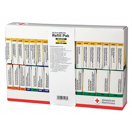 First Aid Only First Aid Kit Refill,Unitized,215Pcs  711036