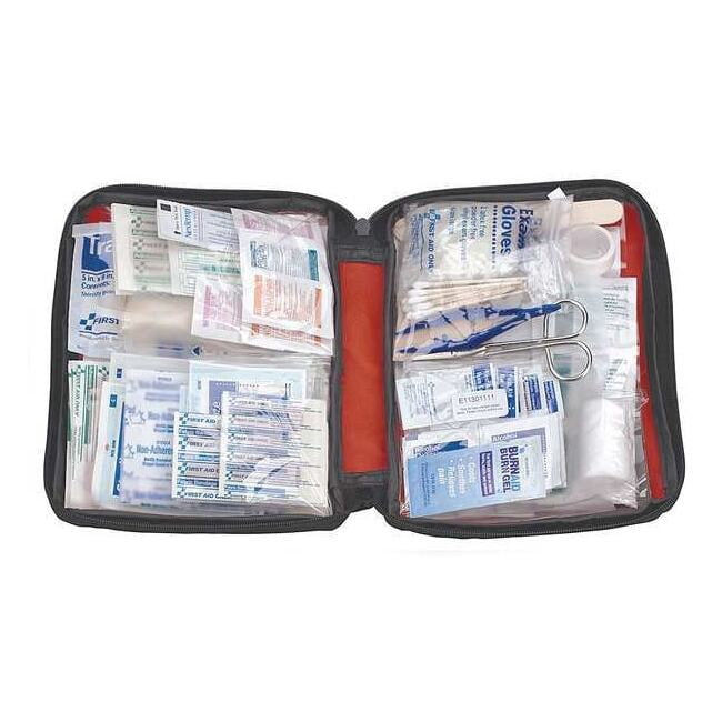 First Aid Kit and Housing, Fabric 186 Components, 50 People Served FAO-452