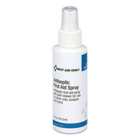 First Aid Only Inc FAE-1308 Smartcompliance Antiseptic First Aid Spray, 4 Oz Bottle