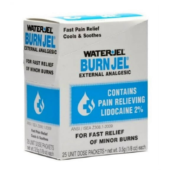 First Aid Only Inc. Water Jel Burn Relief - M497BX - 25 Each / Box