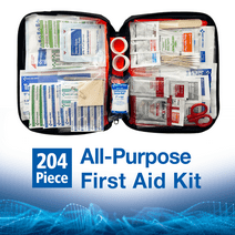 First Aid Only Outdoor First Aid Kit for Hiking and Camping, 205 Pieces