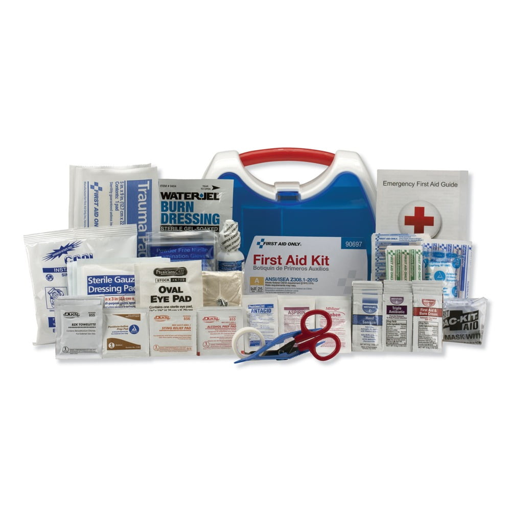 First Aid Only 90697 ReadyCare Plastic Case ANSI A Plus First Aid Kit for 25 People (139-Piece/Kit)