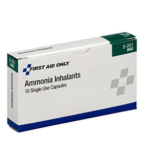 First Aid Only Refill for SmartCompliance General Business Cabinet Ammonia Inhalants 10/Box 9001