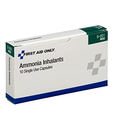 First Aid Only Refill for SmartCompliance General Business Cabinet Ammonia Inhalants 10/Box 9001